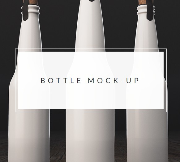 7+ Best Free Bottle Mockups & Templates For Graphic Designers